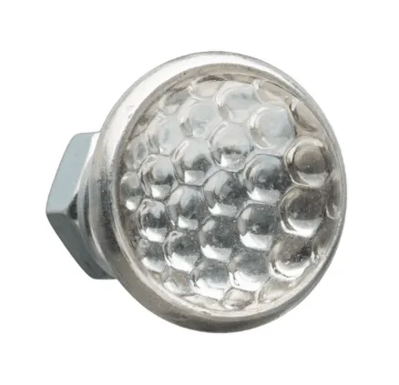 Mini Round Glass Reflector, Various Colors