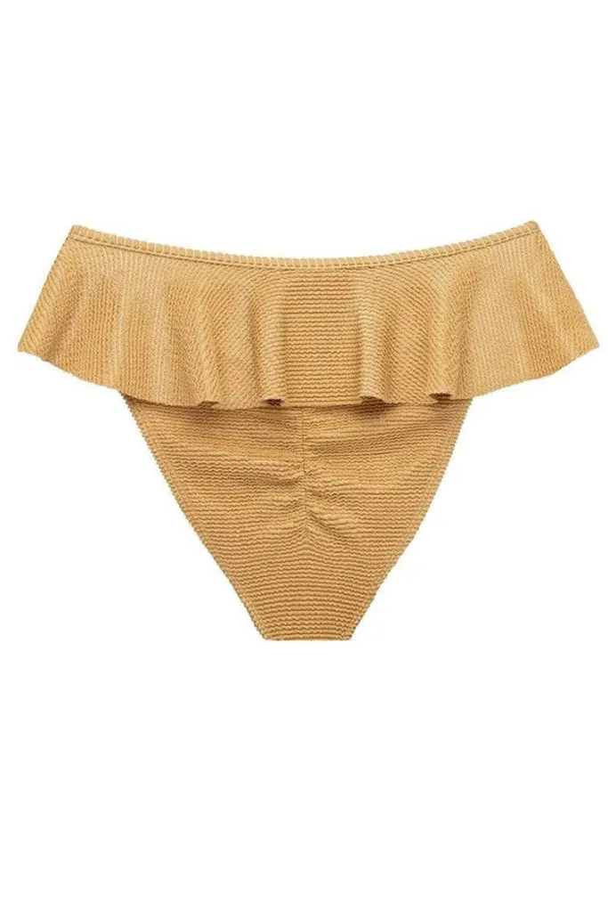 Montce - Tamarindo Ruffle Bottom - Goldie on Final Sale