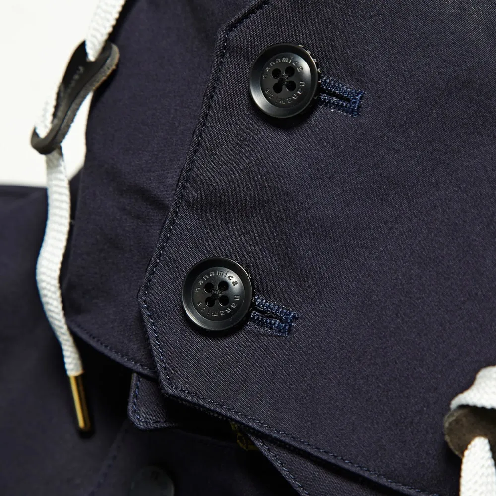 Nanamica Marine Navy Gore-Tex Short Coat with Soutien Collar