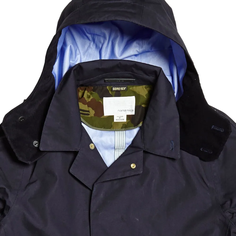 Nanamica Marine Navy Gore-Tex Short Coat with Soutien Collar