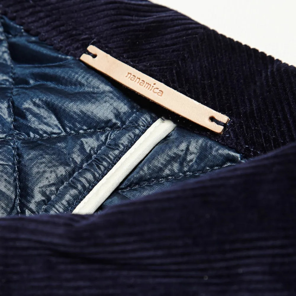 Nanamica Marine Navy Pertex Riding Quilted Jacket