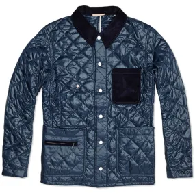 Nanamica Marine Navy Pertex Riding Quilted Jacket