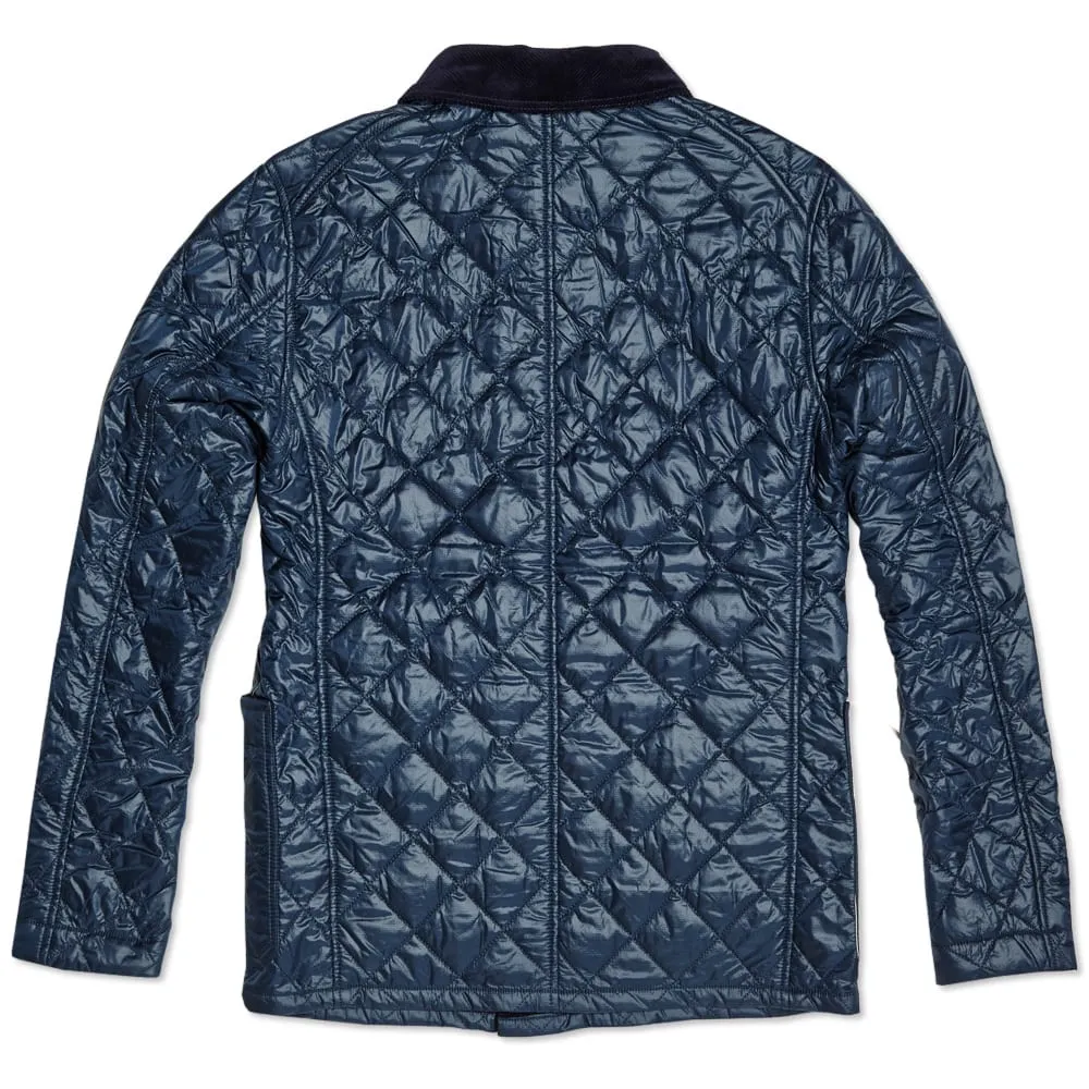 Nanamica Marine Navy Pertex Riding Quilted Jacket