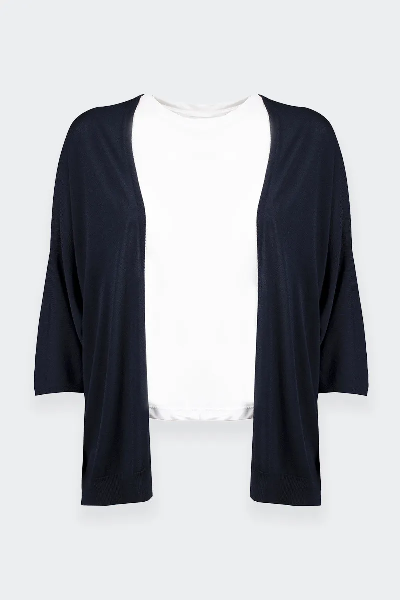 Navy Blue Filo Cardigan