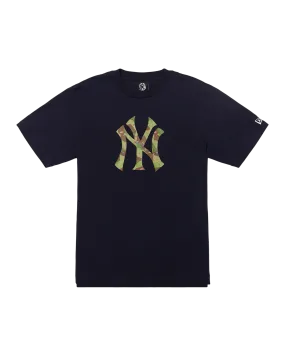 New York Yankees logo t-shirt in navy color.