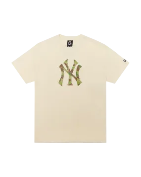 New York Yankees Starfield Logo T-Shirt - Off White