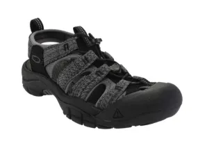 Newport H2 - Black/Steel waterproof sandals by KEEN.