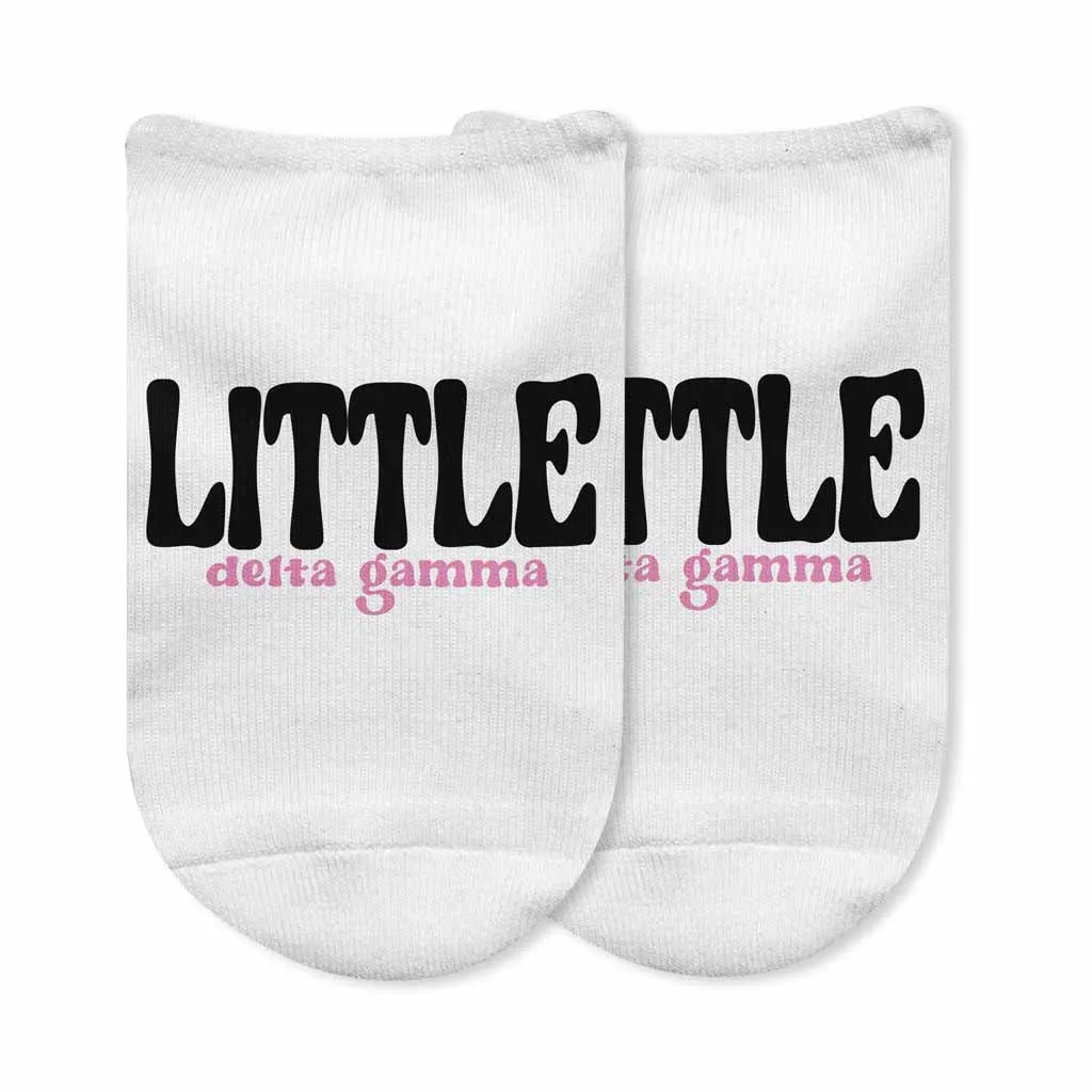 No Show Socks for Delta Gamma Bigs and Littles