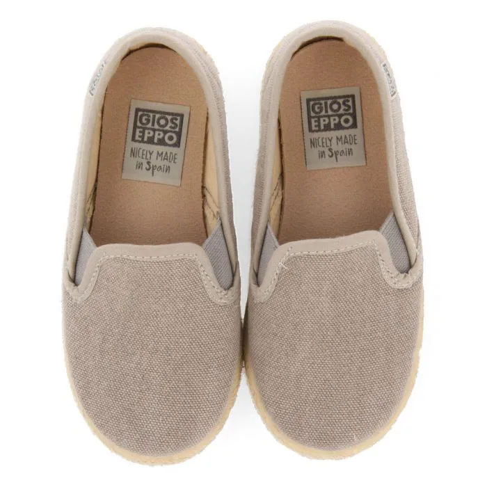 Orizaba boys grey espadrilles with side elastics