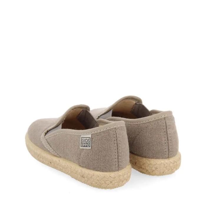 Orizaba boys grey espadrilles with side elastics