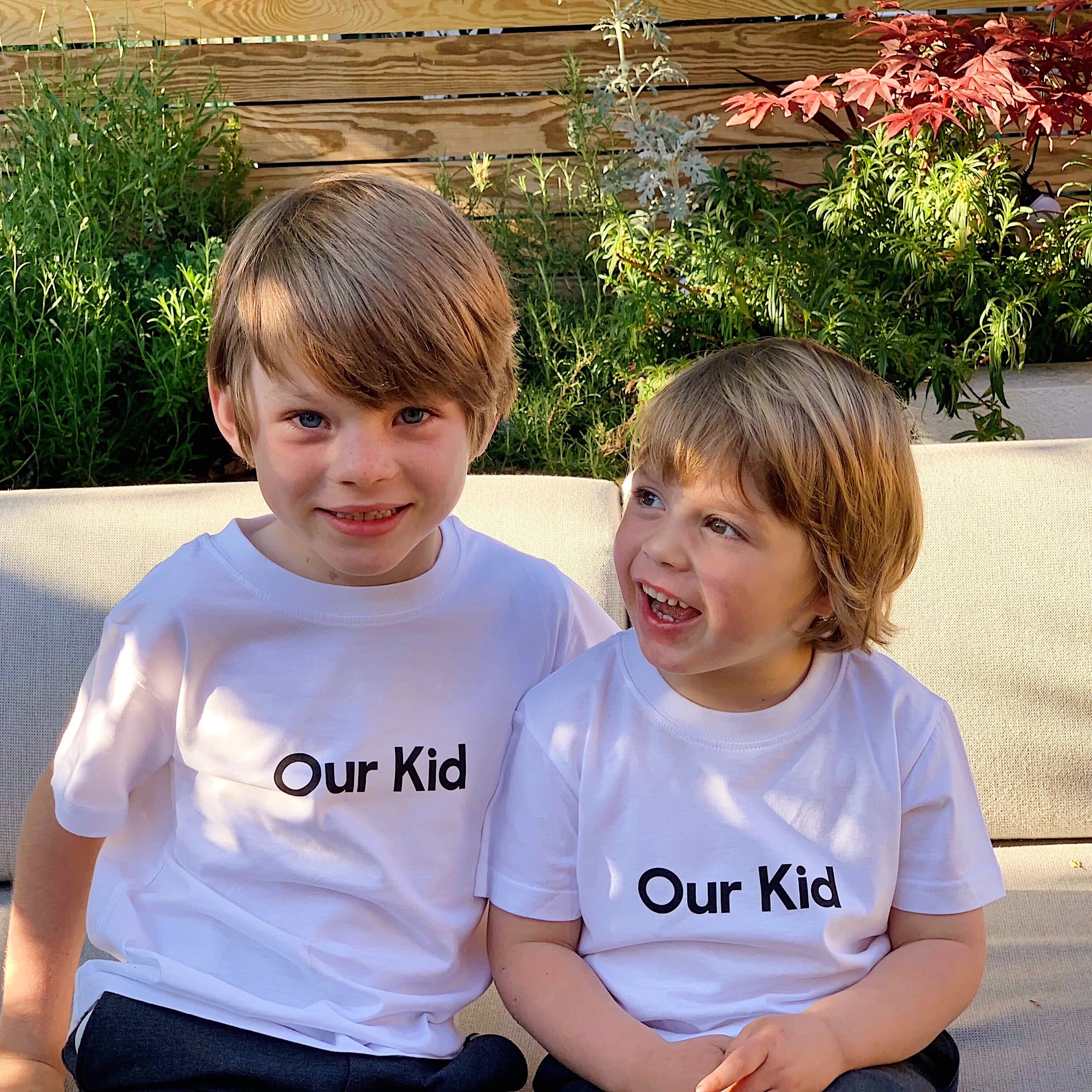 OUR KID T-SHIRT - White Slogan T-shirt