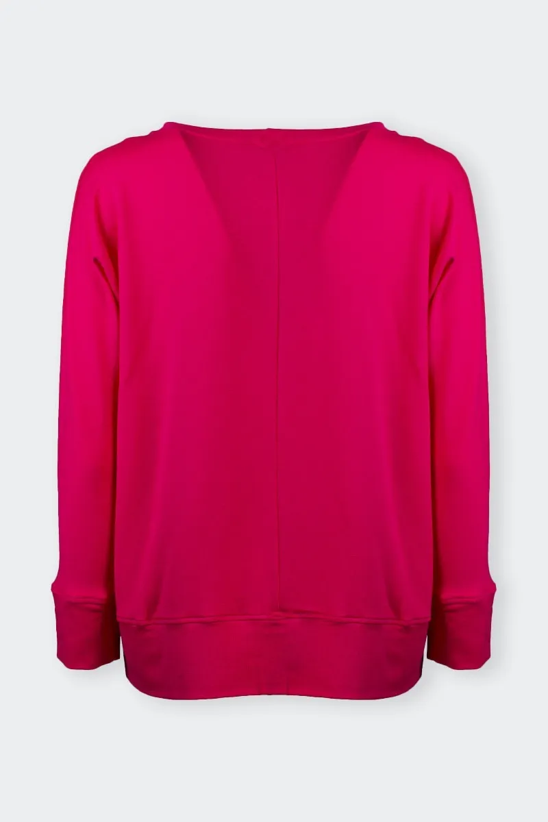 Oversized Fuchsia Sweater