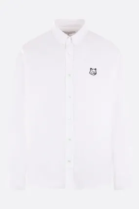 Oxford shirt with embroidered Contour Fox Head logo.