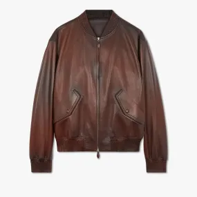 Patina Leather Bomber