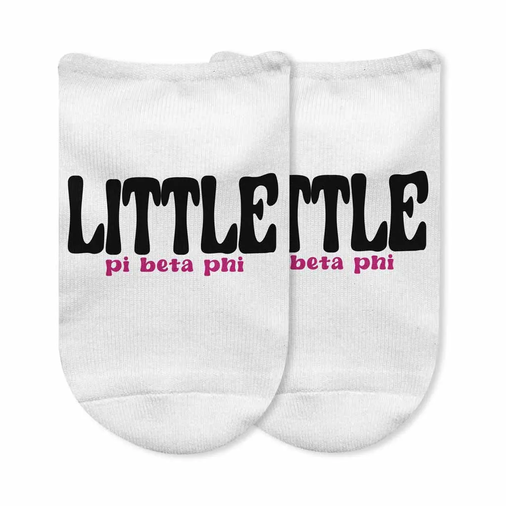 PBP No Show Socks for Bigs and Littles - Pi Beta Phi