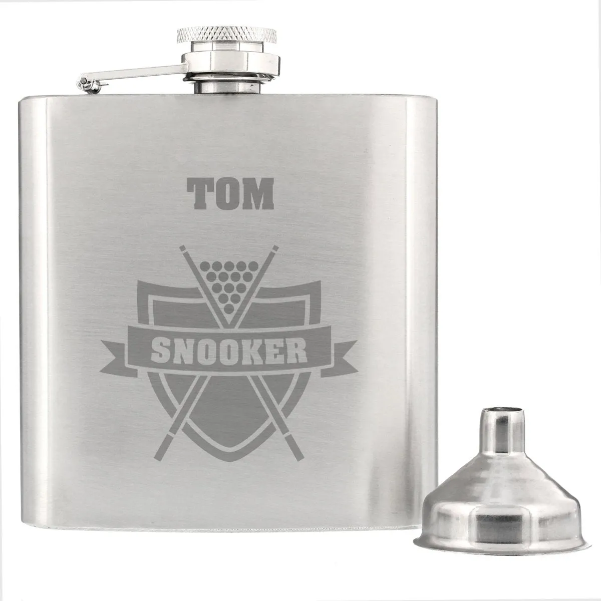 Personalized Snooker Flask