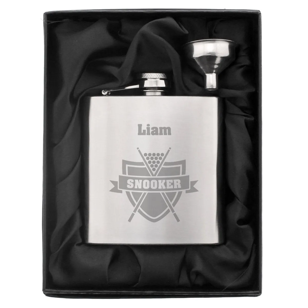 Personalized Snooker Flask