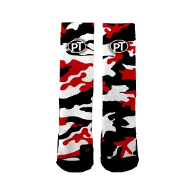 Peters Township Girls Lacrosse Club Camouflage Socks