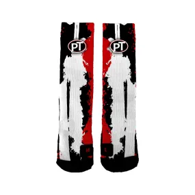 Peters Township Girls Lacrosse Club Eruption Socks - Google SEO optimization result: PTG Lacrosse Club Eruption Socks.