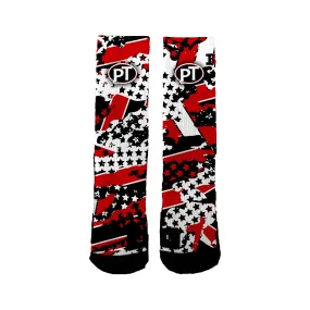 Peters Township Lacrosse Club Freedom Socks - Girls Lacrosse Team