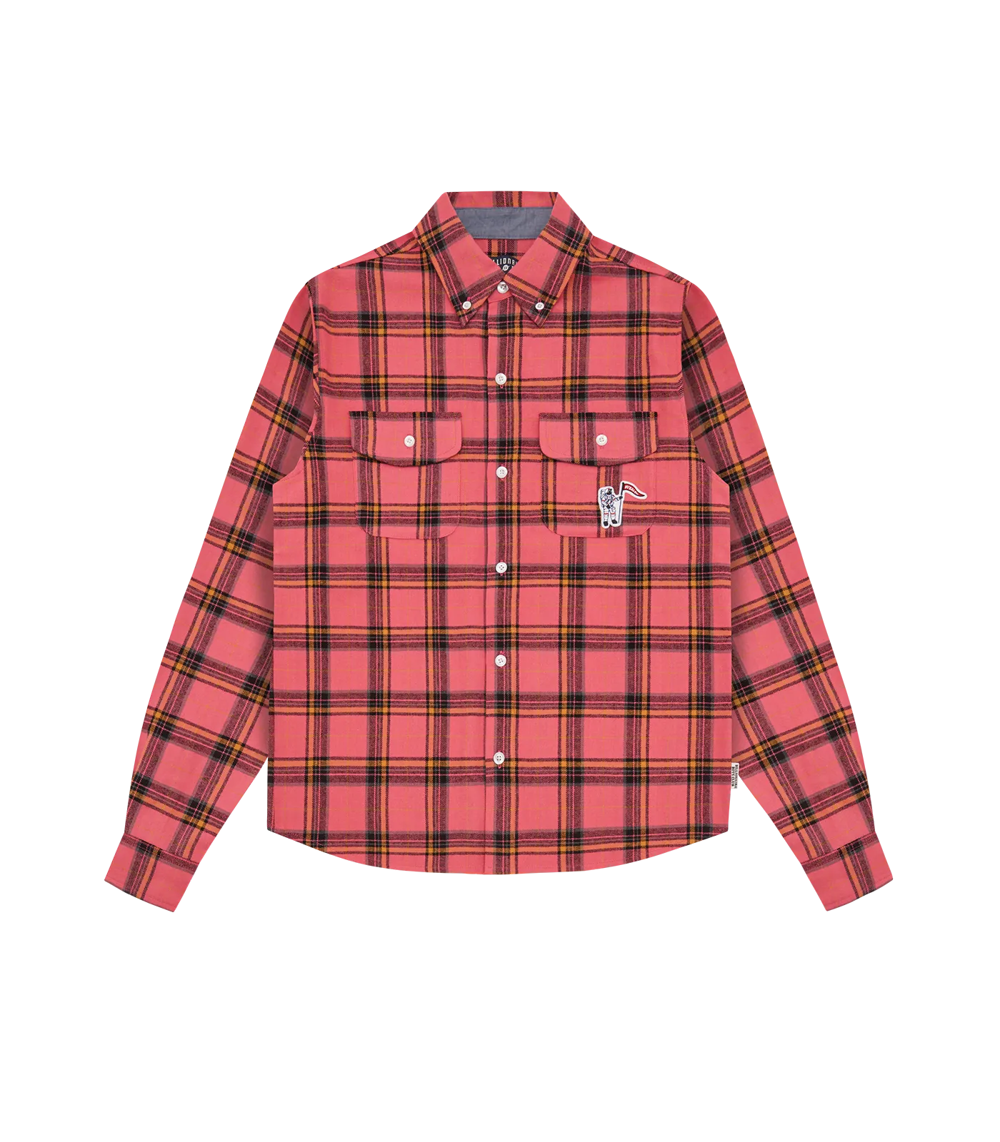 Pink check shirt