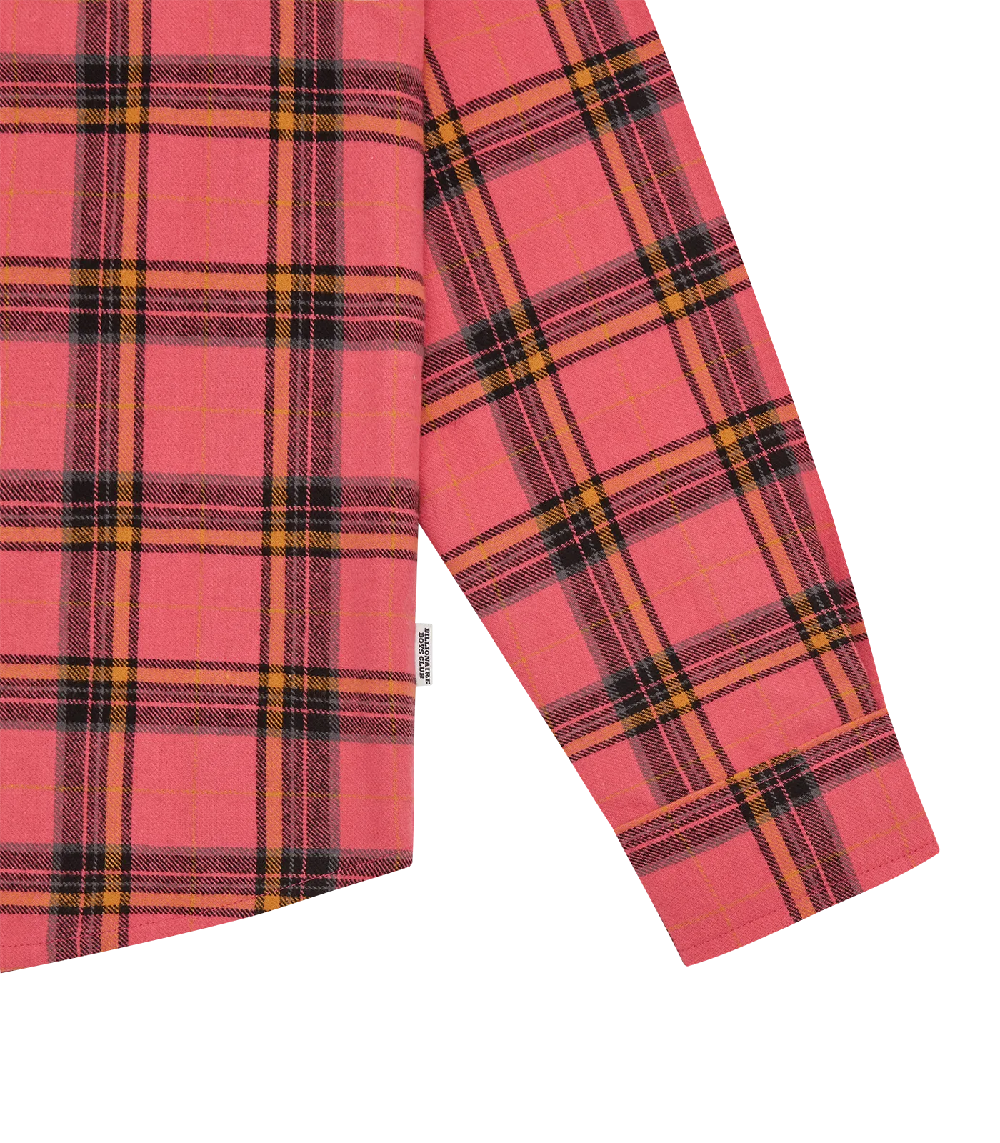 Pink check shirt