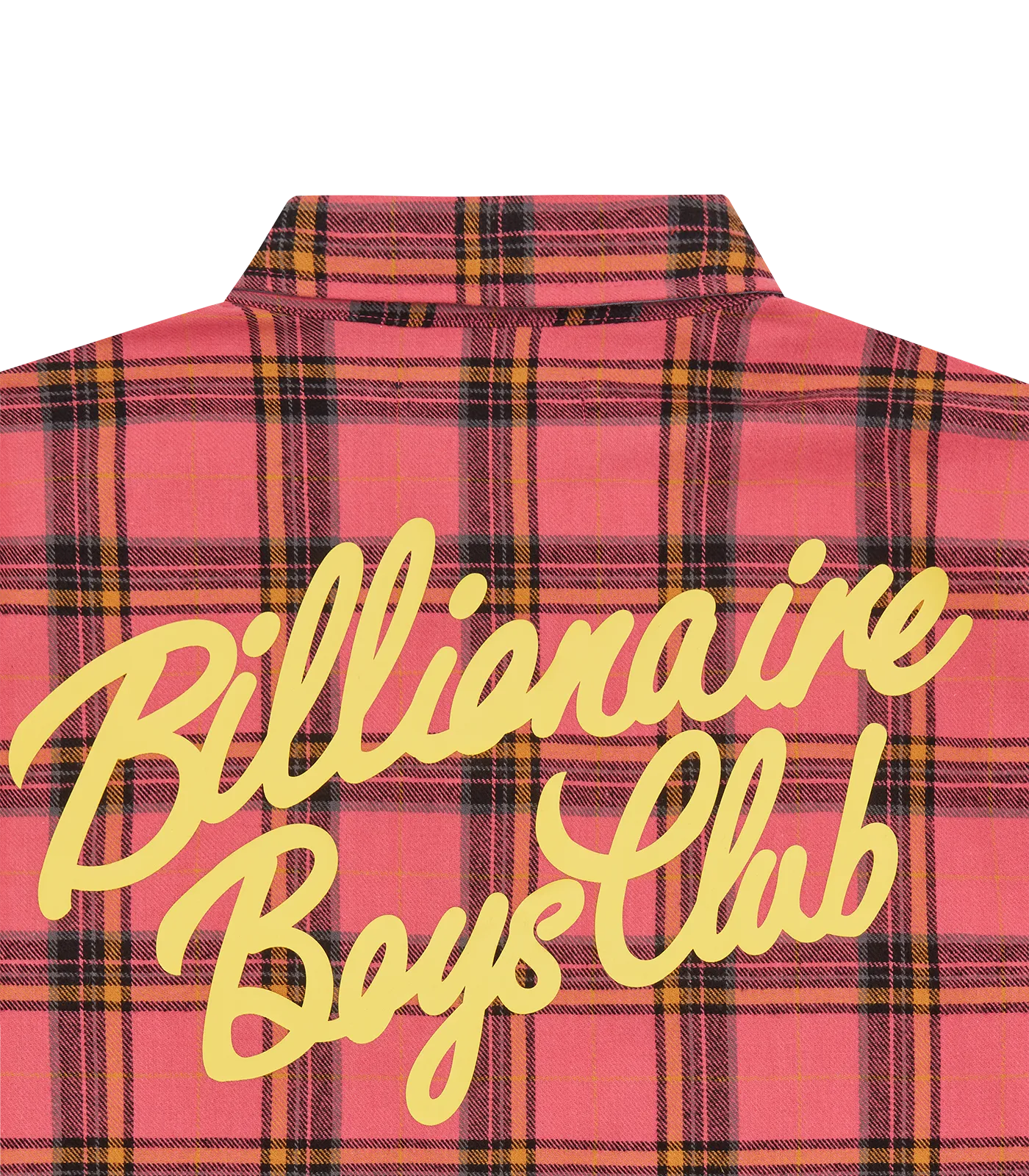 Pink check shirt