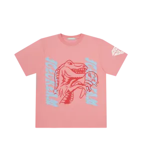 Puff Print T-Shirt Deep Pink