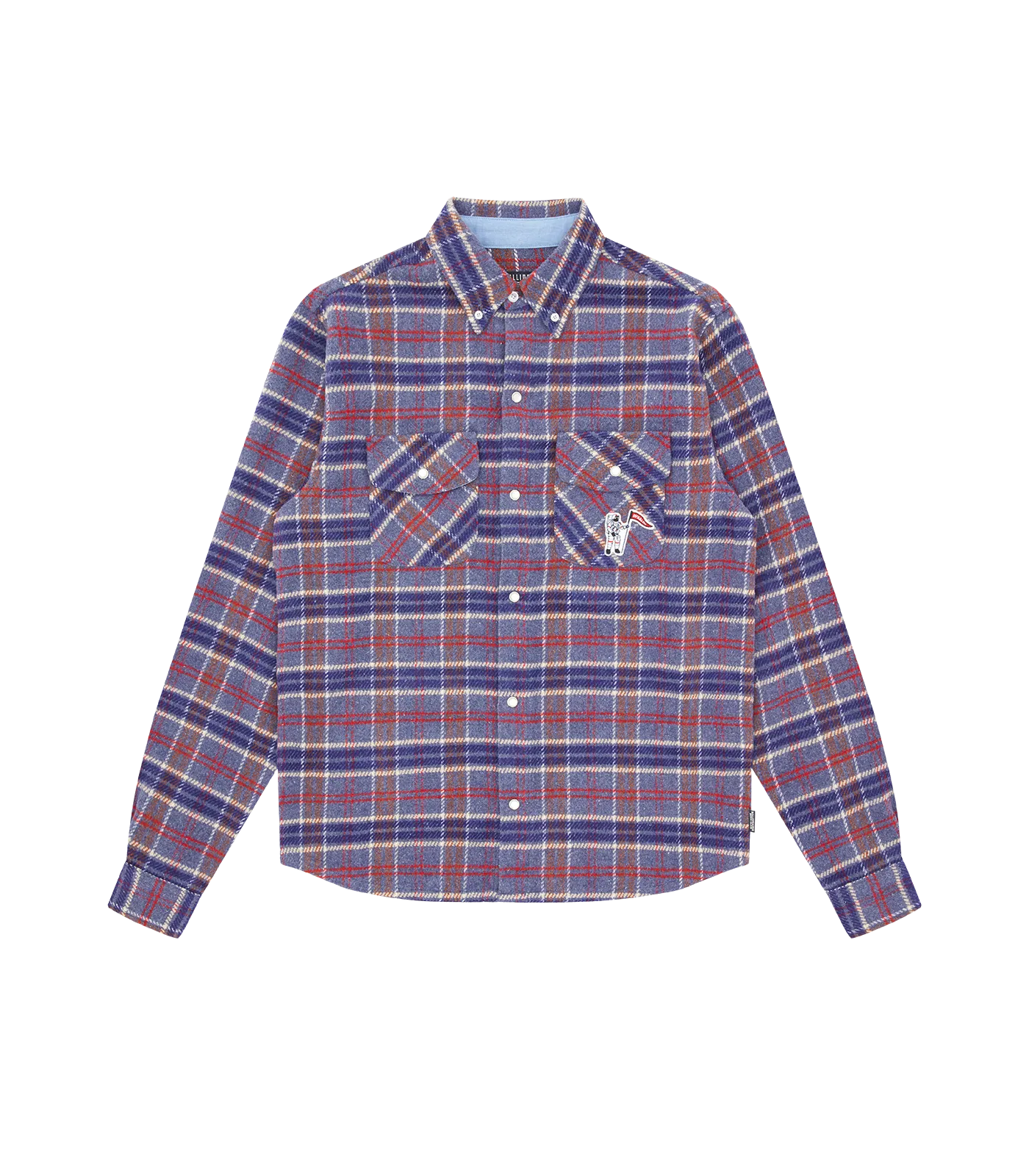 Purple Checked Shirt.