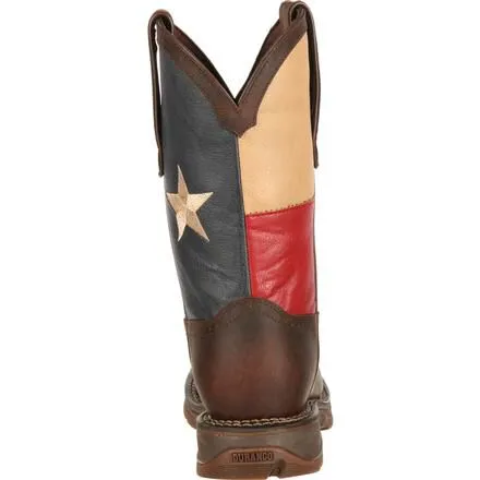 Rebel™ by Durango® Steel Toe Texas Flag Western Boot