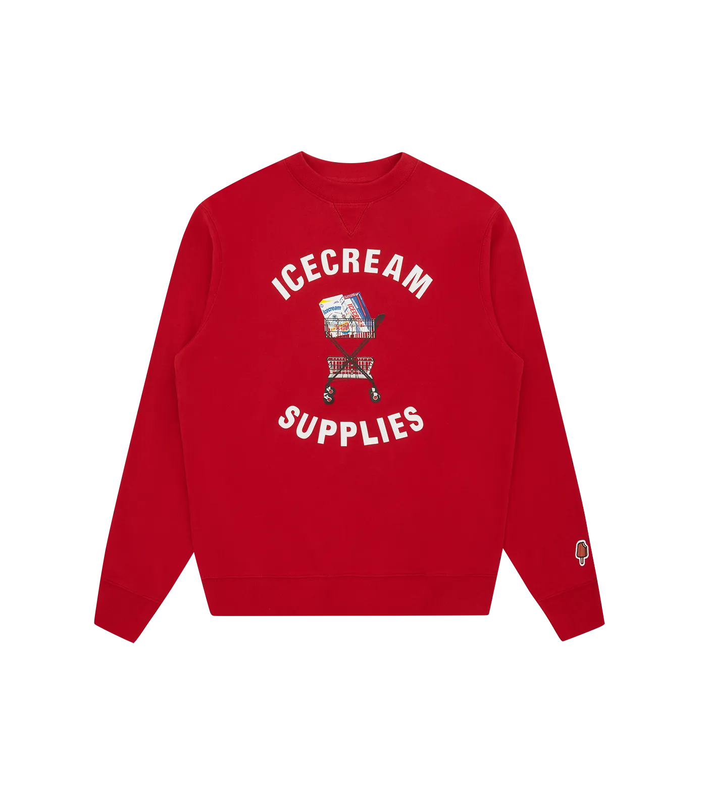 Red Ice Cream Supplies Crewneck