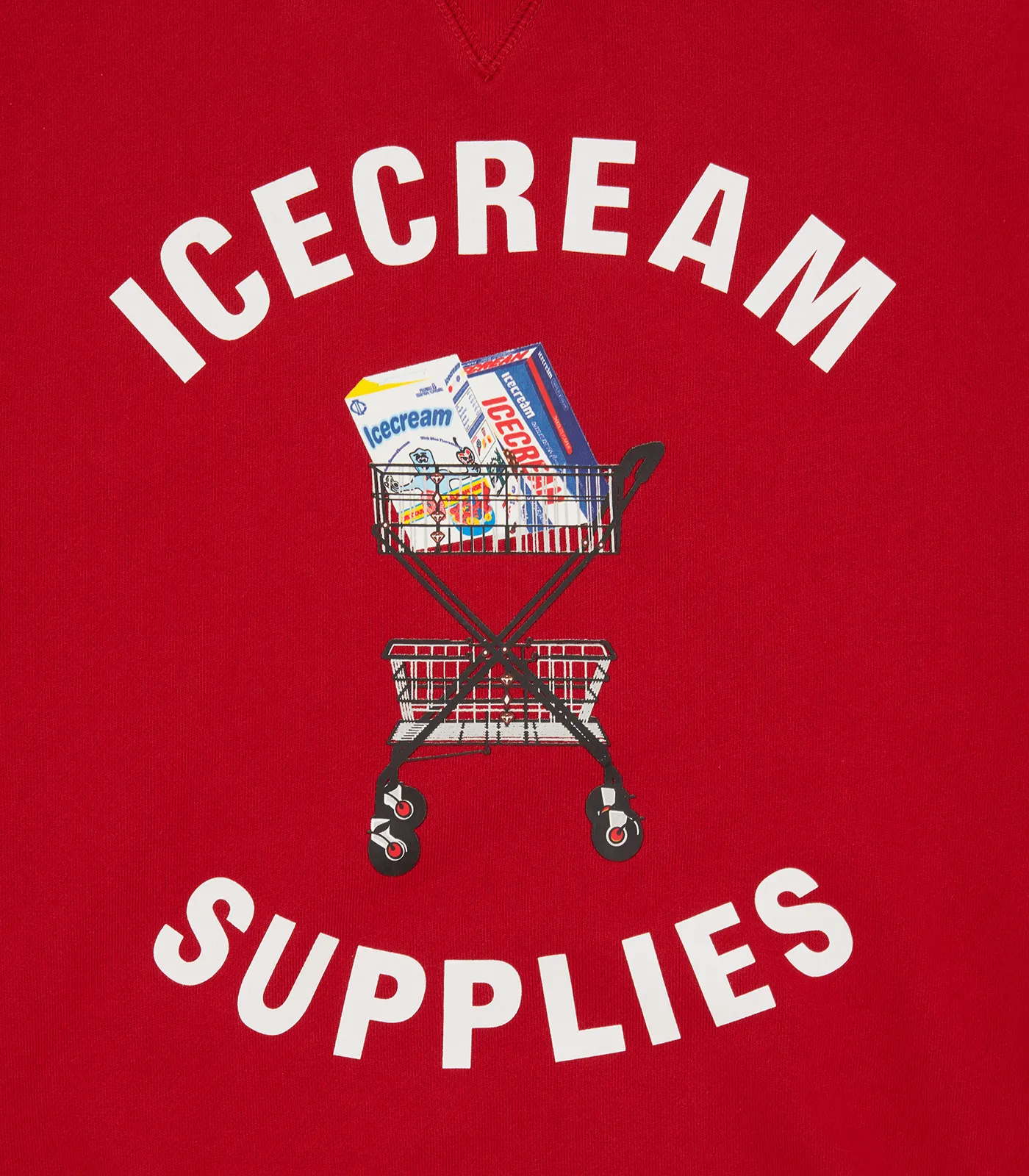 Red Ice Cream Supplies Crewneck