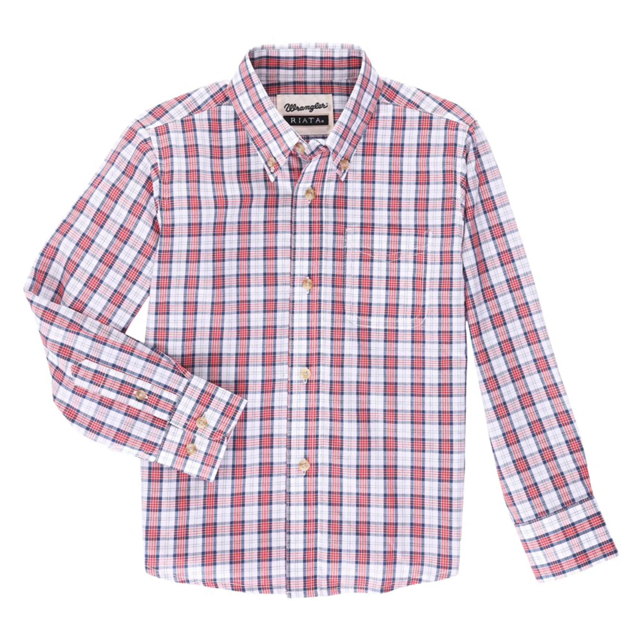 Red Plaid Shirt by Wrangler Boy - Buy Now