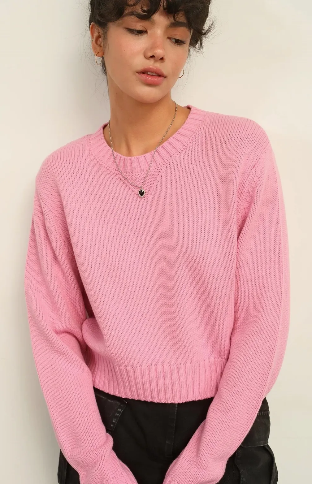 Riley Knit Cropped Sweater