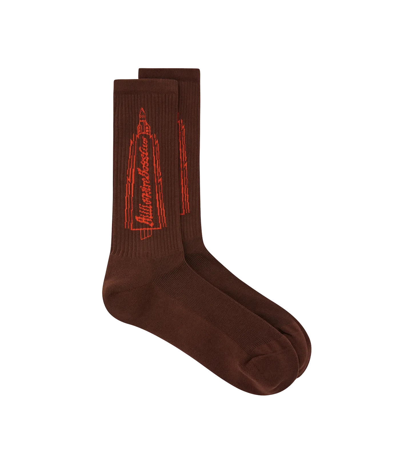 Rocket Logo Socks - Brown - Buy Online at Best Price.