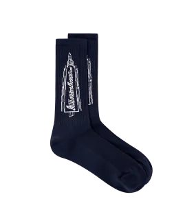 Rocket Logo Socks - Navy with superior search engine optimization