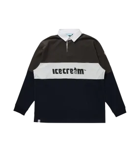 Rugby Shirt - Grey/White/Navy