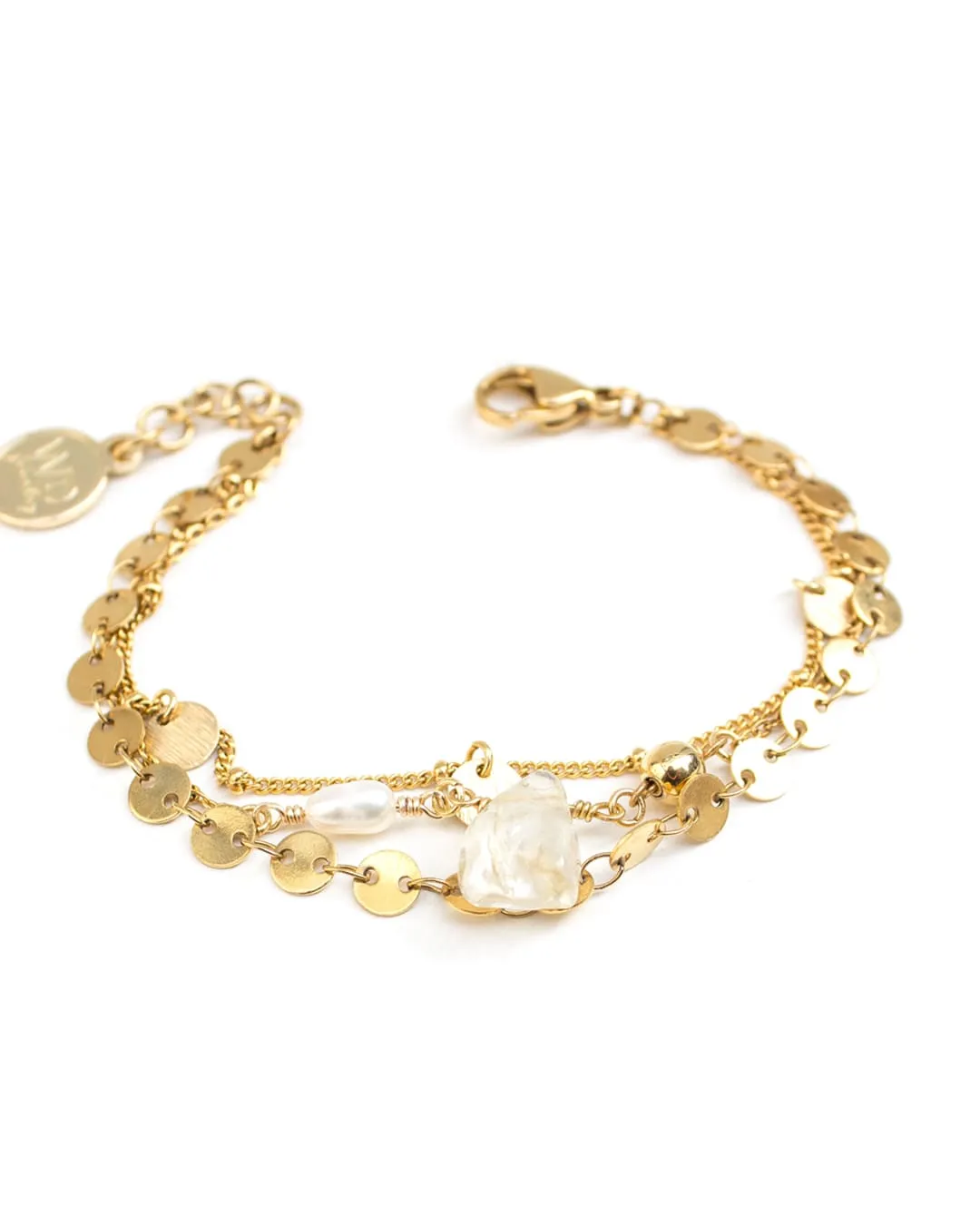 Satin Gold Bracelet