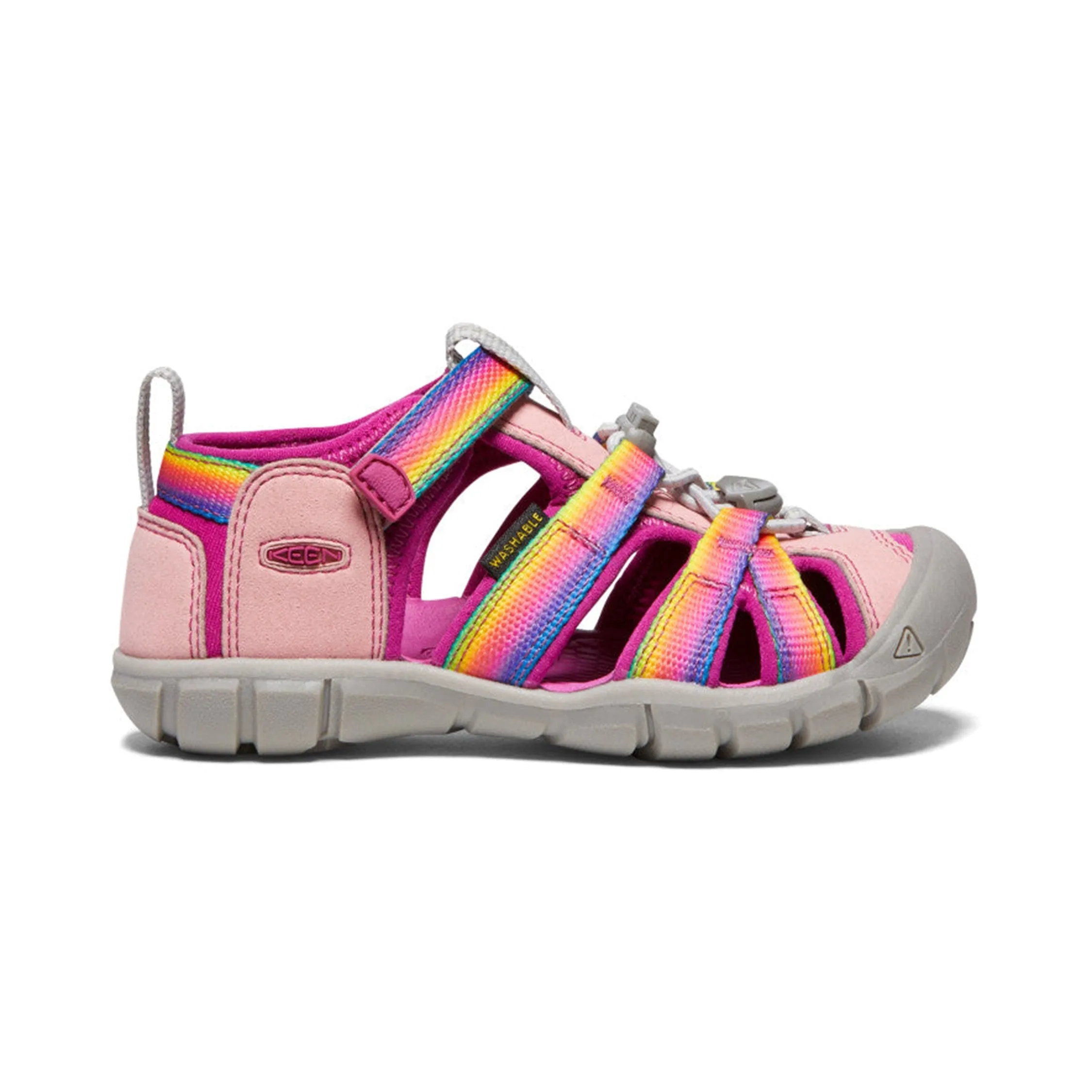 Seacamp II Kids CNX Rainbow Festival Fuchsia Sandal