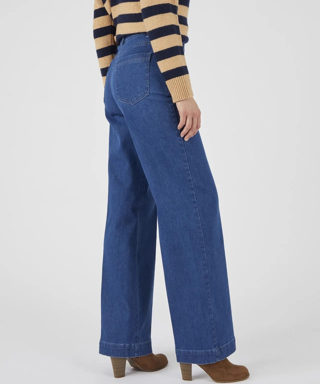 Secret Stretch Wide Leg Jeans