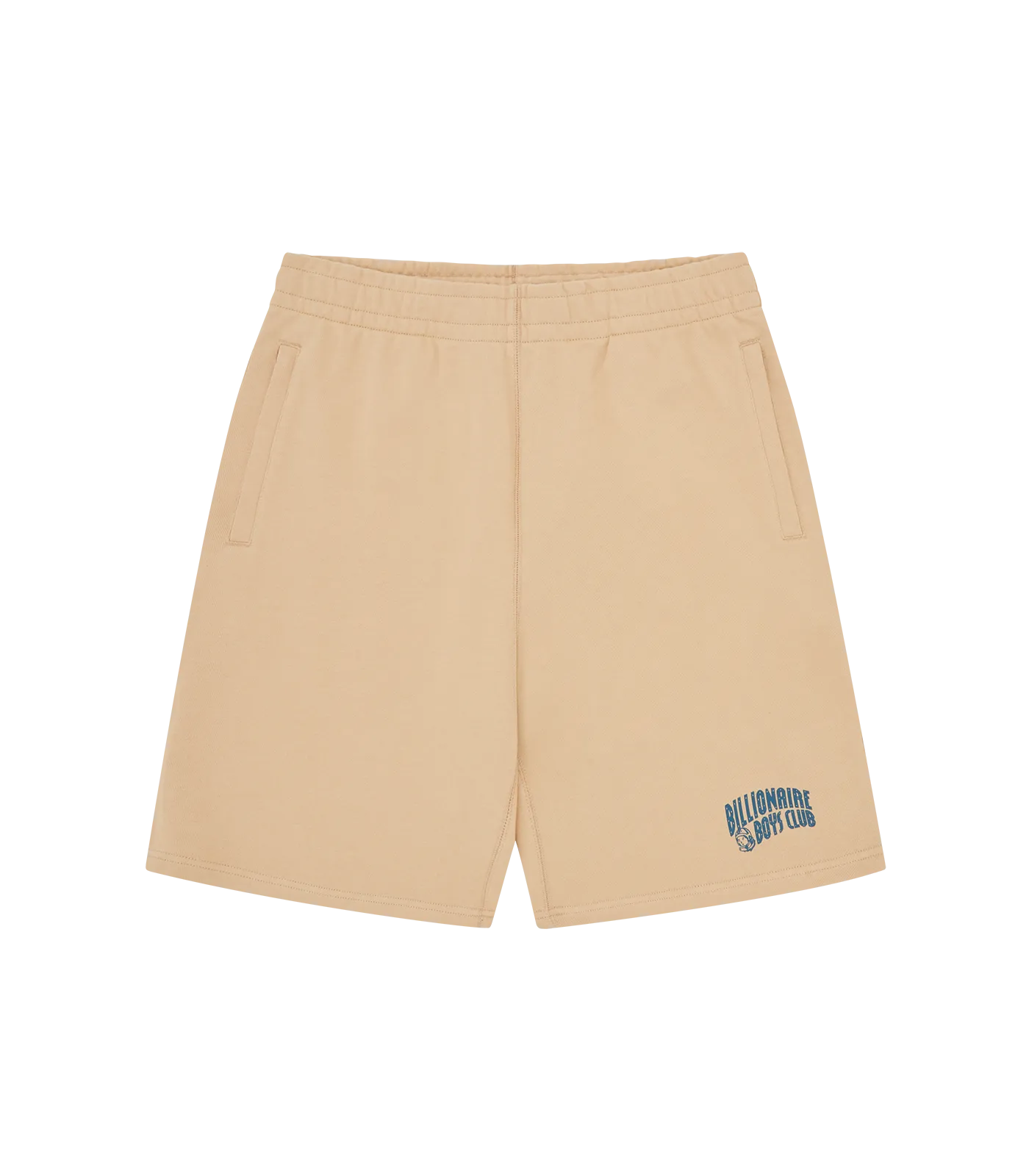 Shorts with small arch logo - sand.