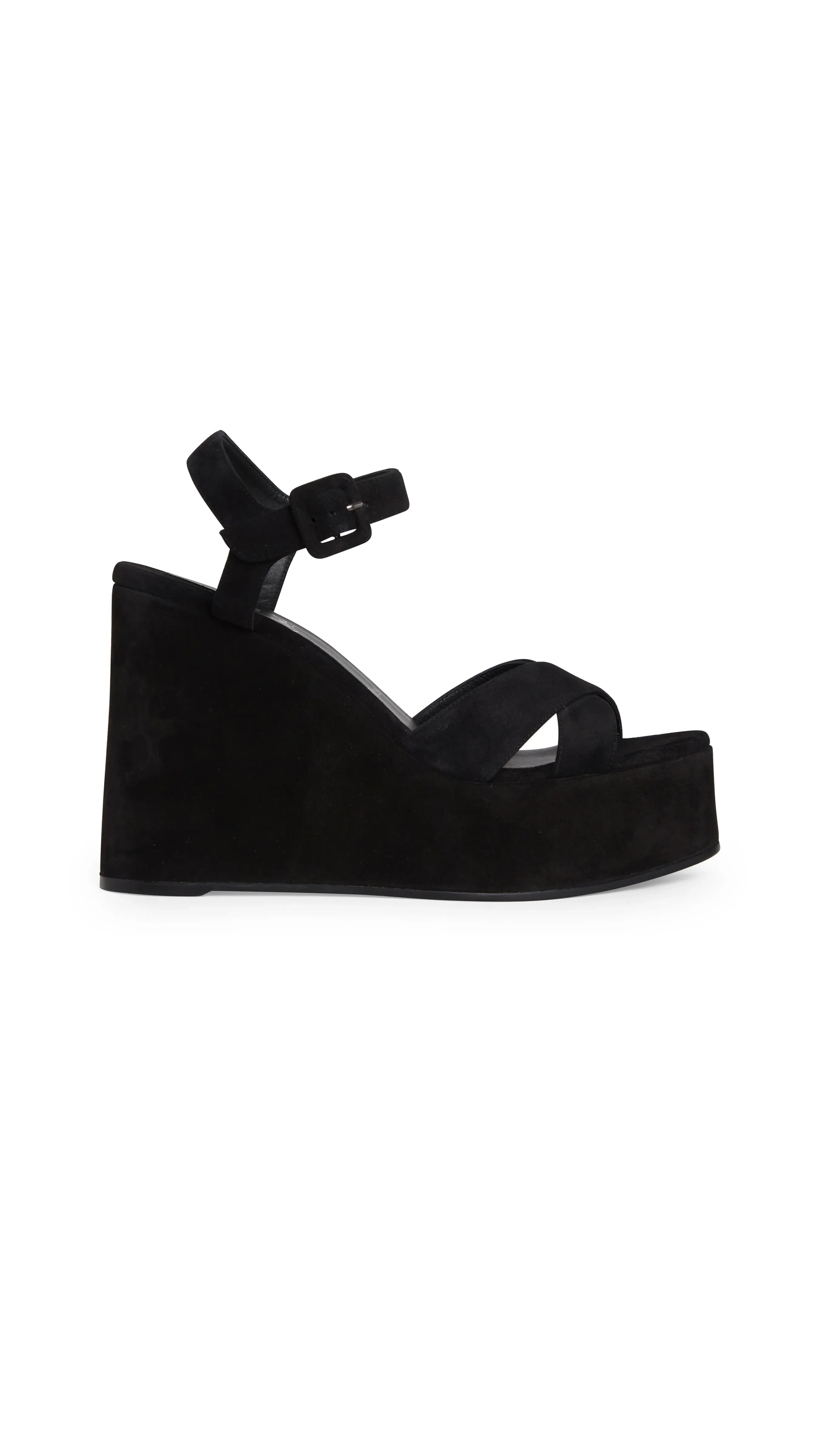 Supramariz Suede Sandal - Black