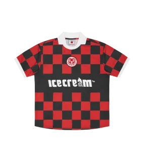 Team Ice Cream Football Shirt - Red Check.