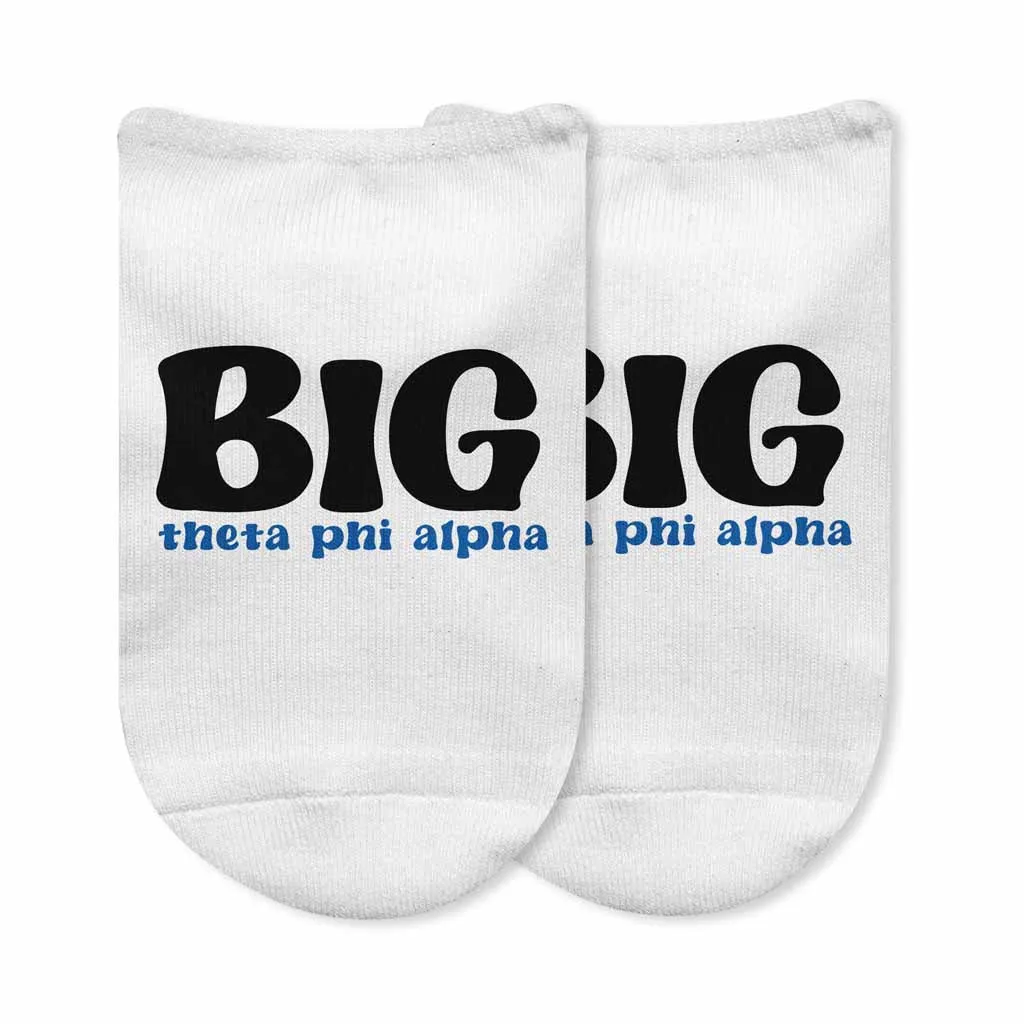 Theta Phi Alpha Big and Little No Show Socks - Shop Now!