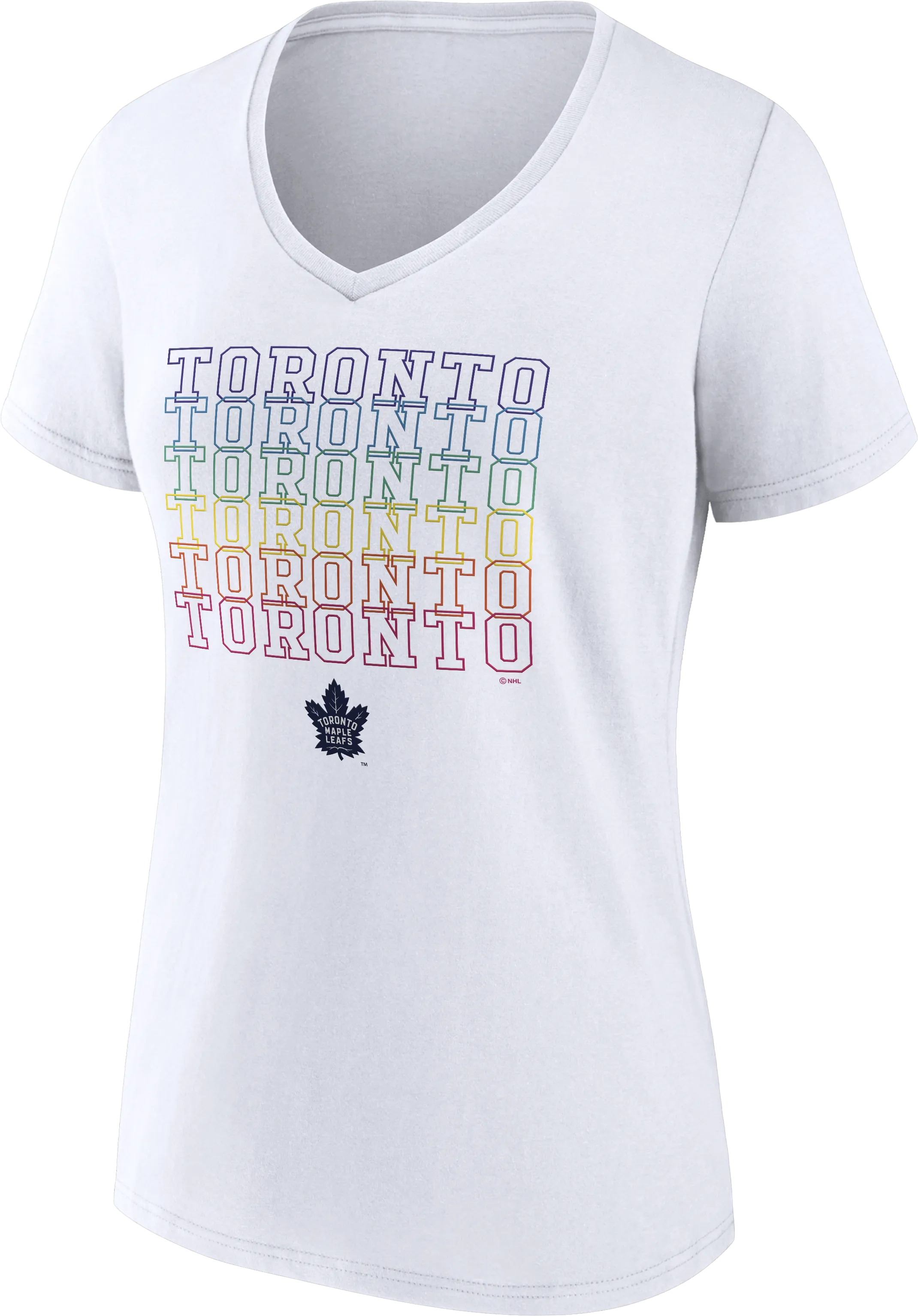 Toronto Maple Leafs V-neck T-Shirt