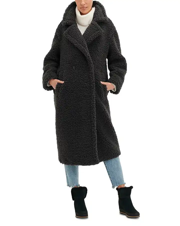 Ugg Gertrude Long Teddy Coat For Sale