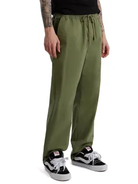 Vans Men's Relaxed Fit Elastic Waist Pants - Green