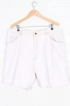 Vintage White Denim Shorts - WRANGLER - Size 42