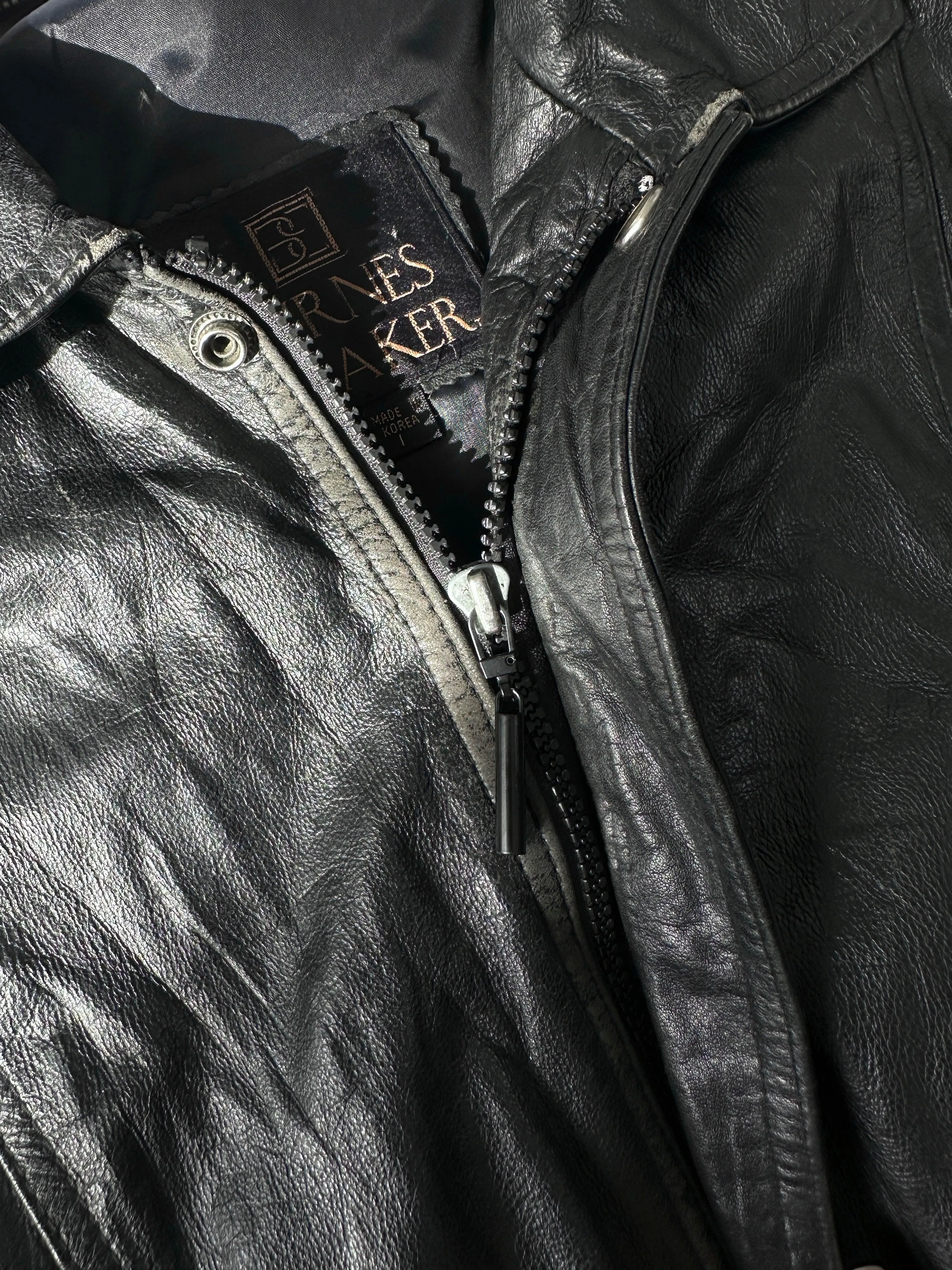 Vintage Zip Up Bomber Jacket - M/L