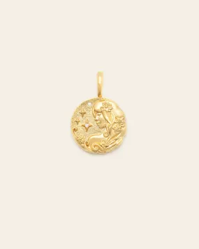 Virgo Medallion - Gold Vermeil: Buy now and shine with style!